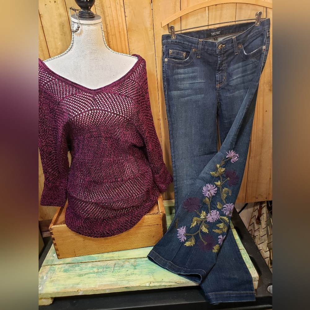 Embroidered Jeans